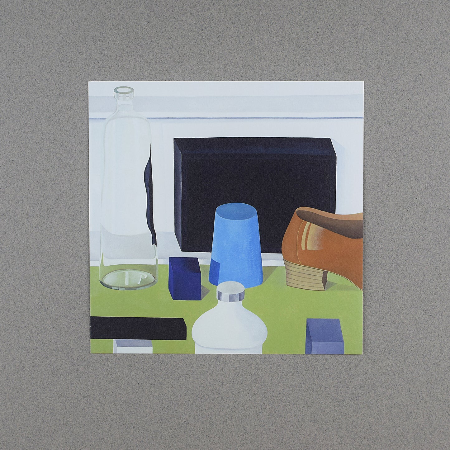 (Postal Card) HALF A SHOE + BLACK BOX