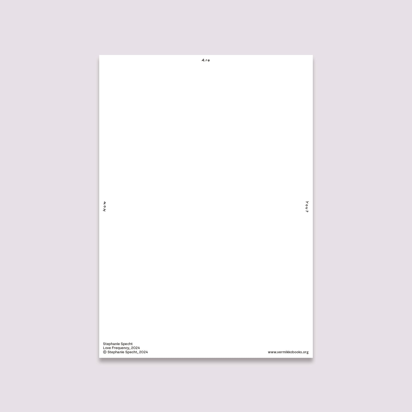 (Postal Card) Frequency of Love