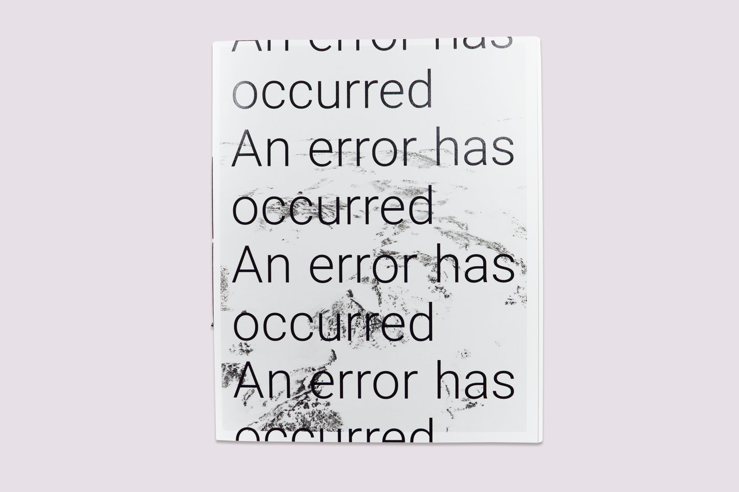 An error has occurred/Rohan Hutchinson published by Perimeter Editions