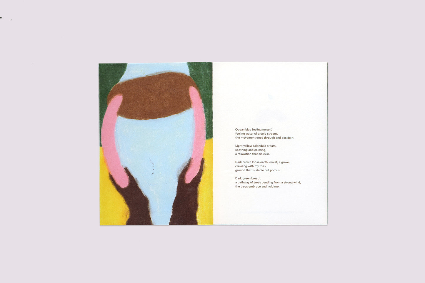 Light Grey Blue Folds Me Open Like A Book/Maike Hemmers published by Bored Wolves