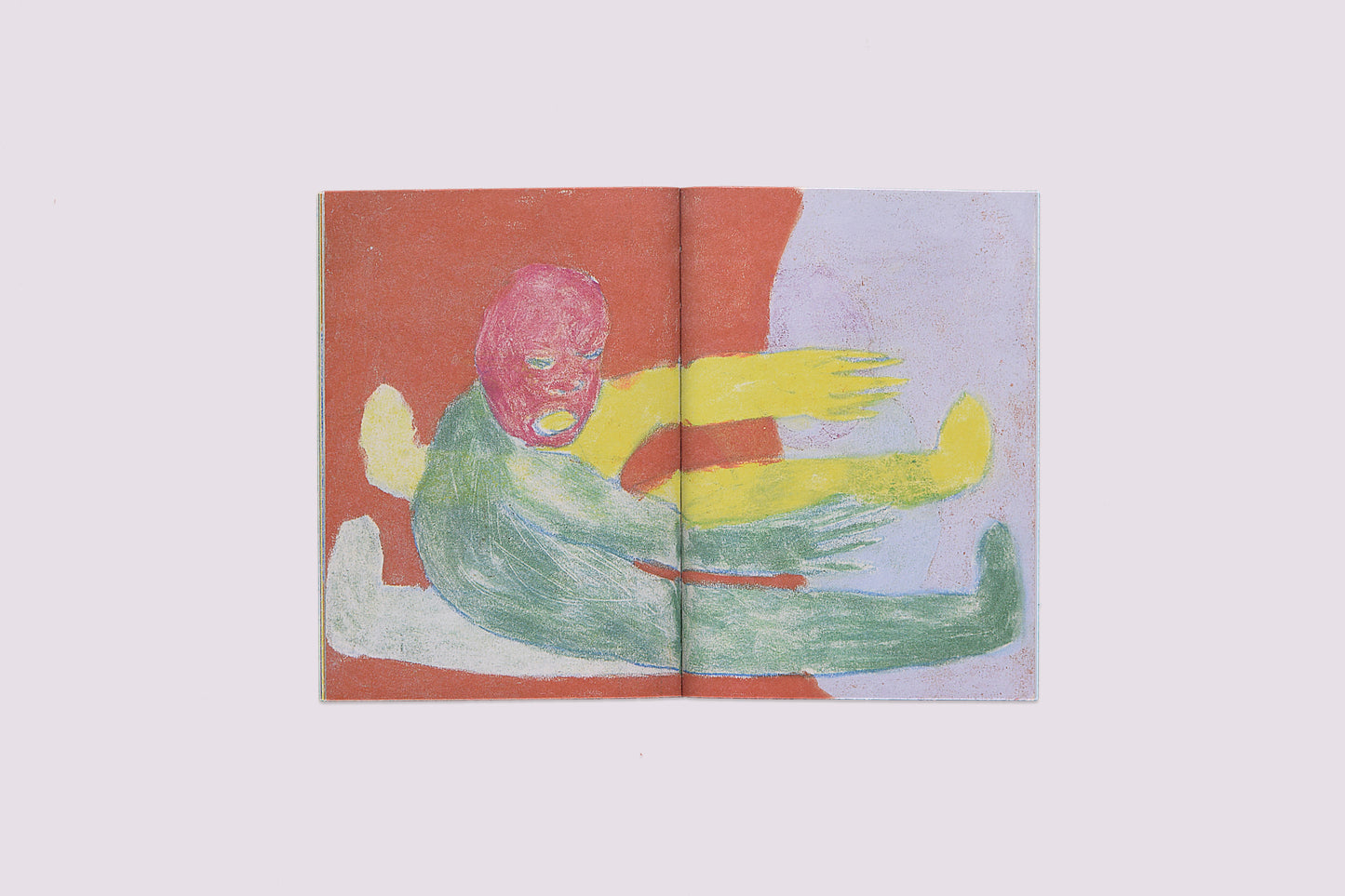 Light Grey Blue Folds Me Open Like A Book/Maike Hemmers published by Bored Wolves