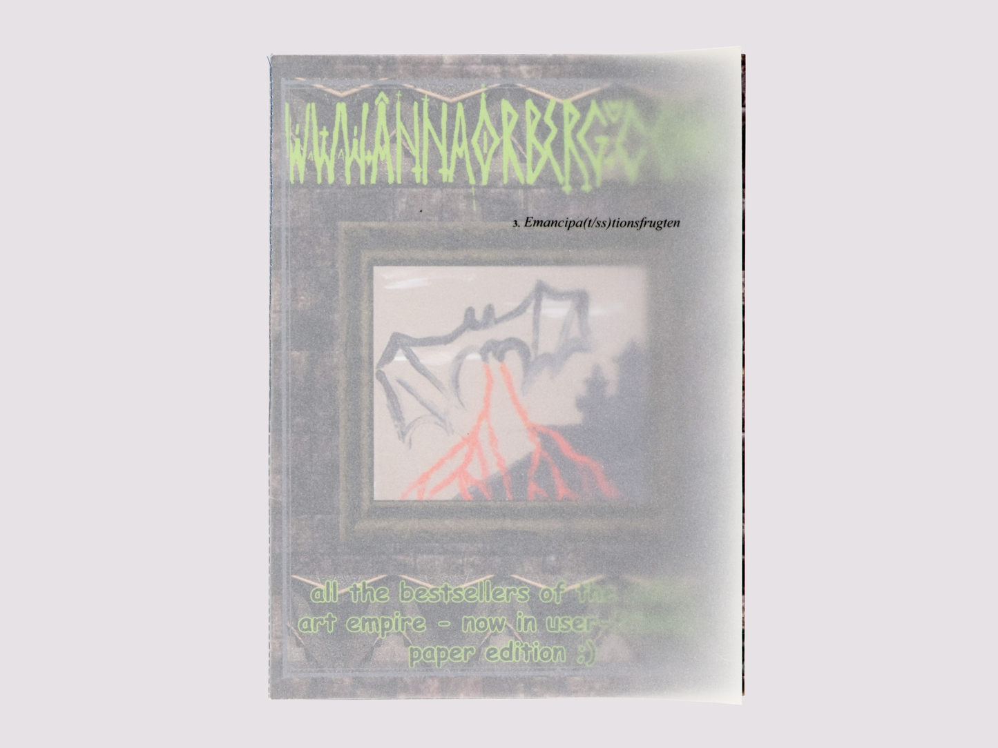 Papir/EElk/Niels Lomholt/JSBJ/Jesper Fabricius/Marten Damgaard/Michal Kozlowski & Peter Larsen/Emancipa(t/ss)ionsfrugten/Christian Vind/Asher Penn/Jimmy Limit/Kristoffer Kjærskov/Alexander Martinez/Piotr Lakomy/Honza Zamojski by Telefon Til Chefe