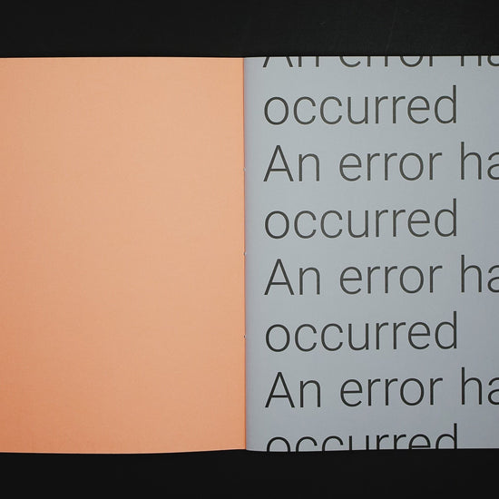 An error has occurred/Rohan Hutchinson published by Perimeter Editions