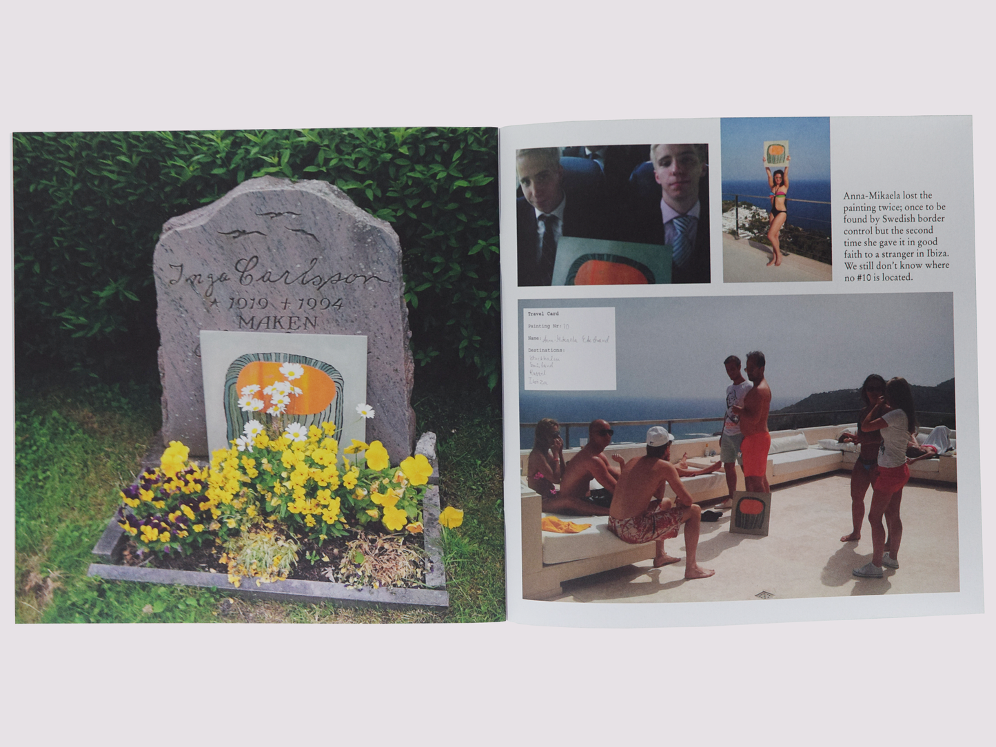 Suitcase Paintings/Anna Aörenson published by self