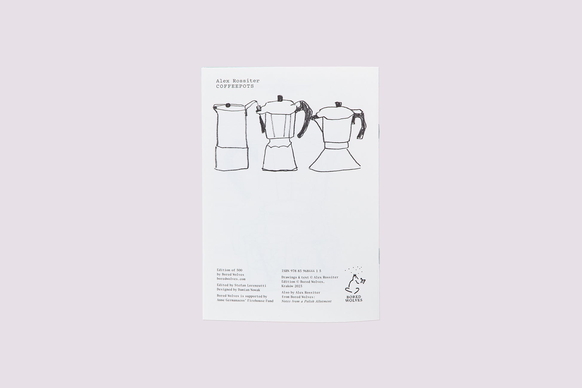 Coffeepots/Alex Rossiter by Bored Wolves