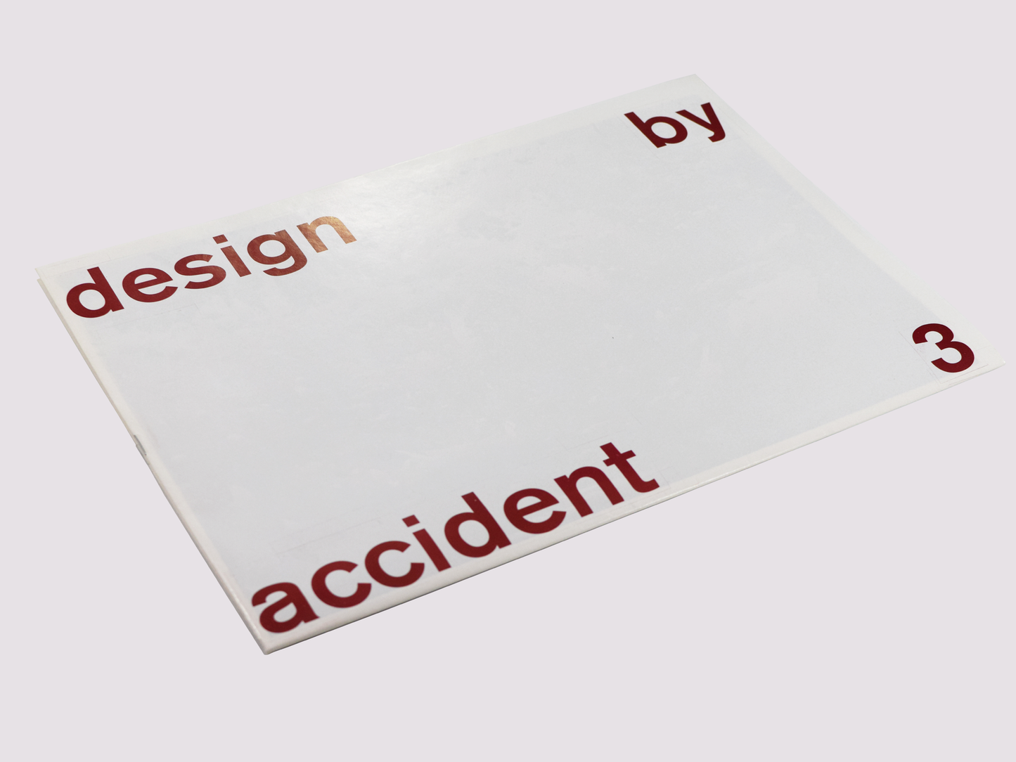 Design by Accident published by Highchair ECAL