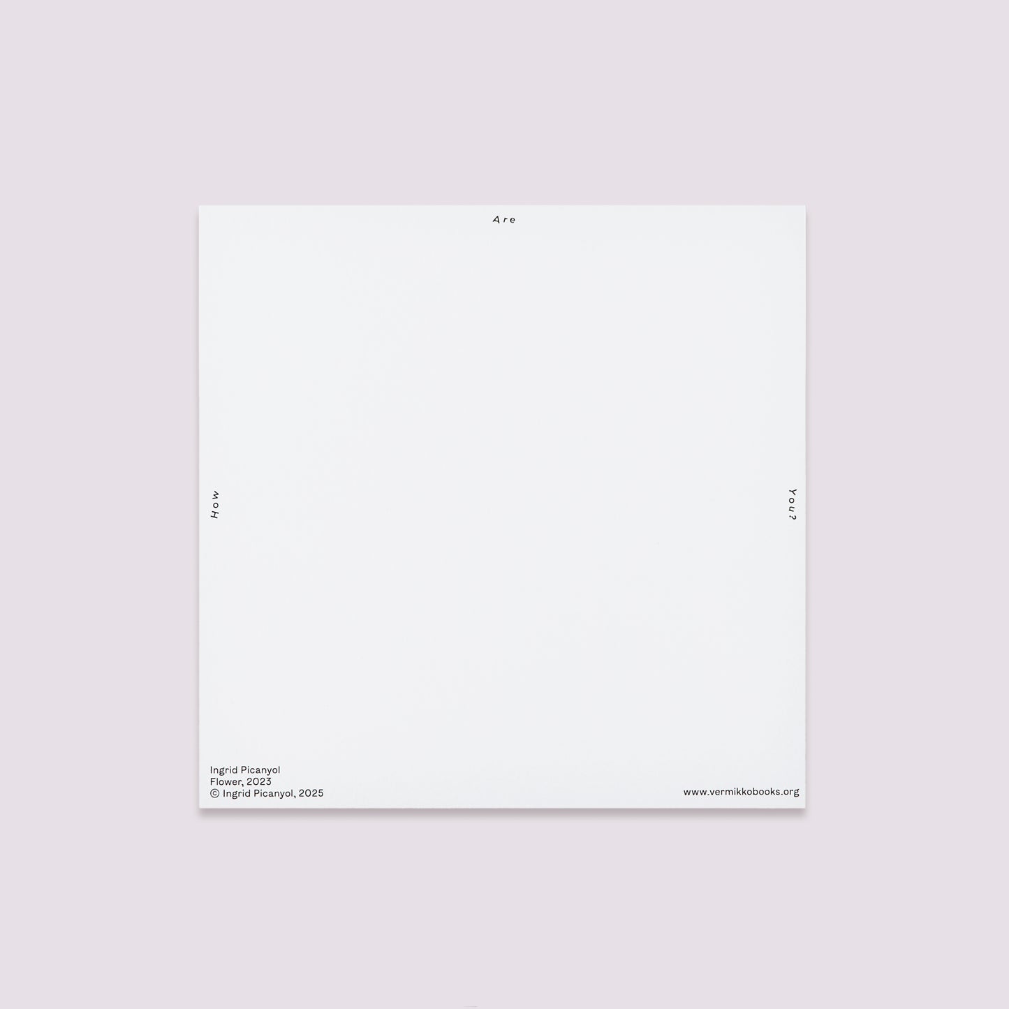 (New Postal Card) Flower