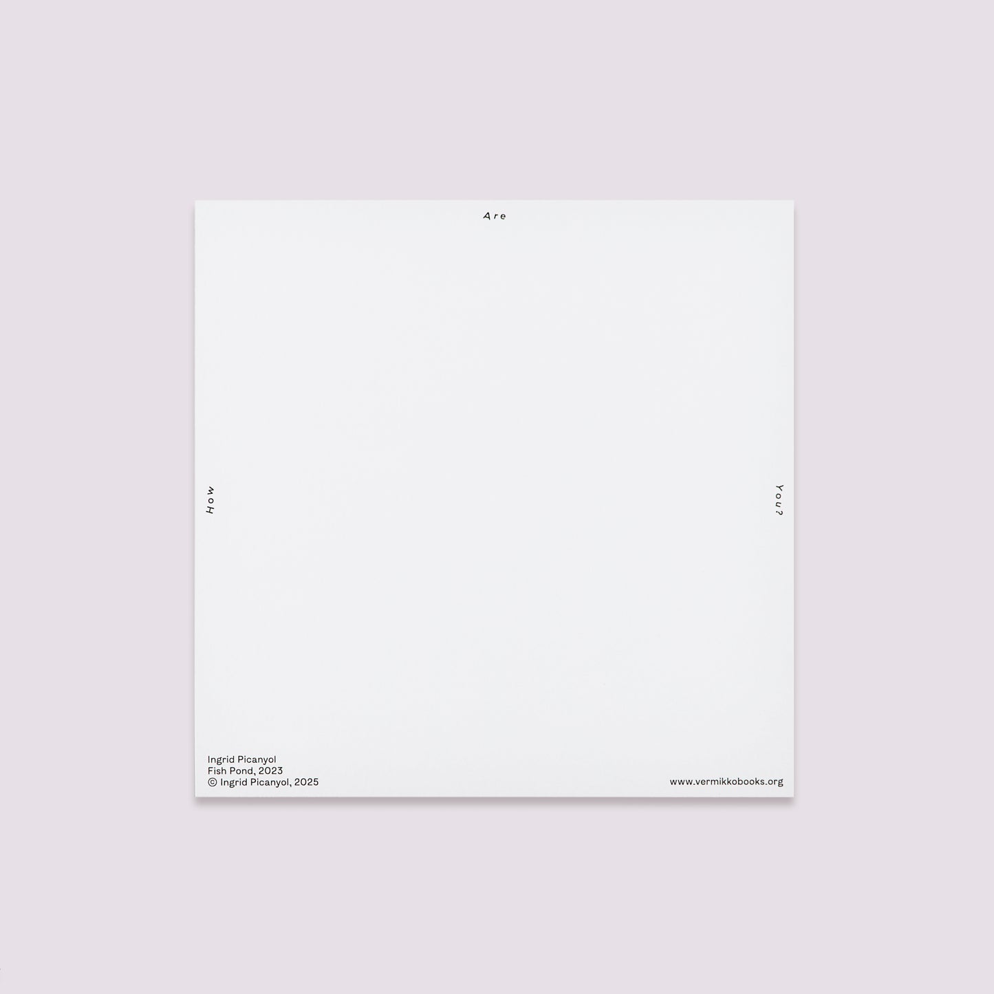 (New Postal Card) Fish Pond