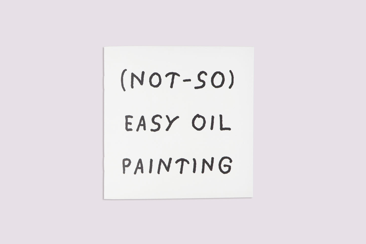 (Not-So) Easy Oil Painting