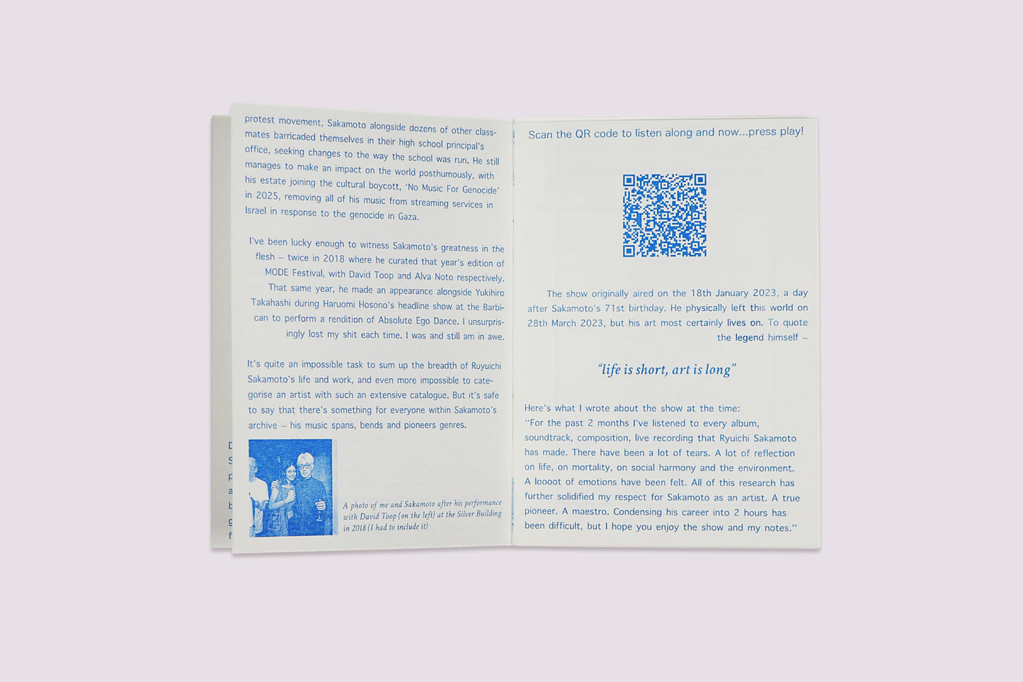 (New) DEEP DIVE #1: Ryuichi Sakamoto